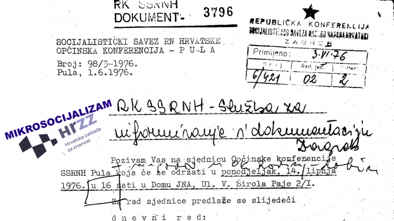 Provedba projekta Mikrosocijalizam...